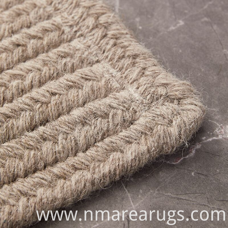 Big Large Size Wool Braided Living Room Rug